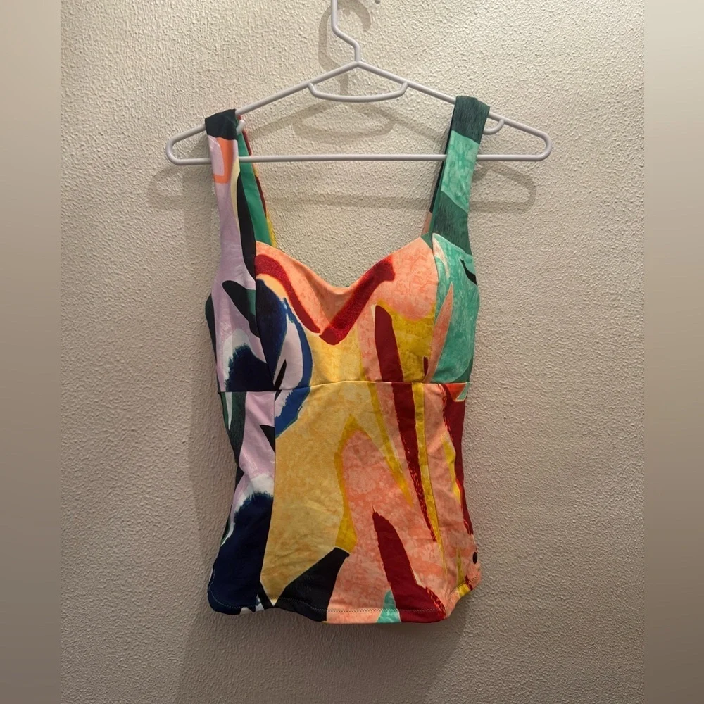 NWT CALIA by Carrie Underwood Sculpt Tankini Top - Picture 2 of 4